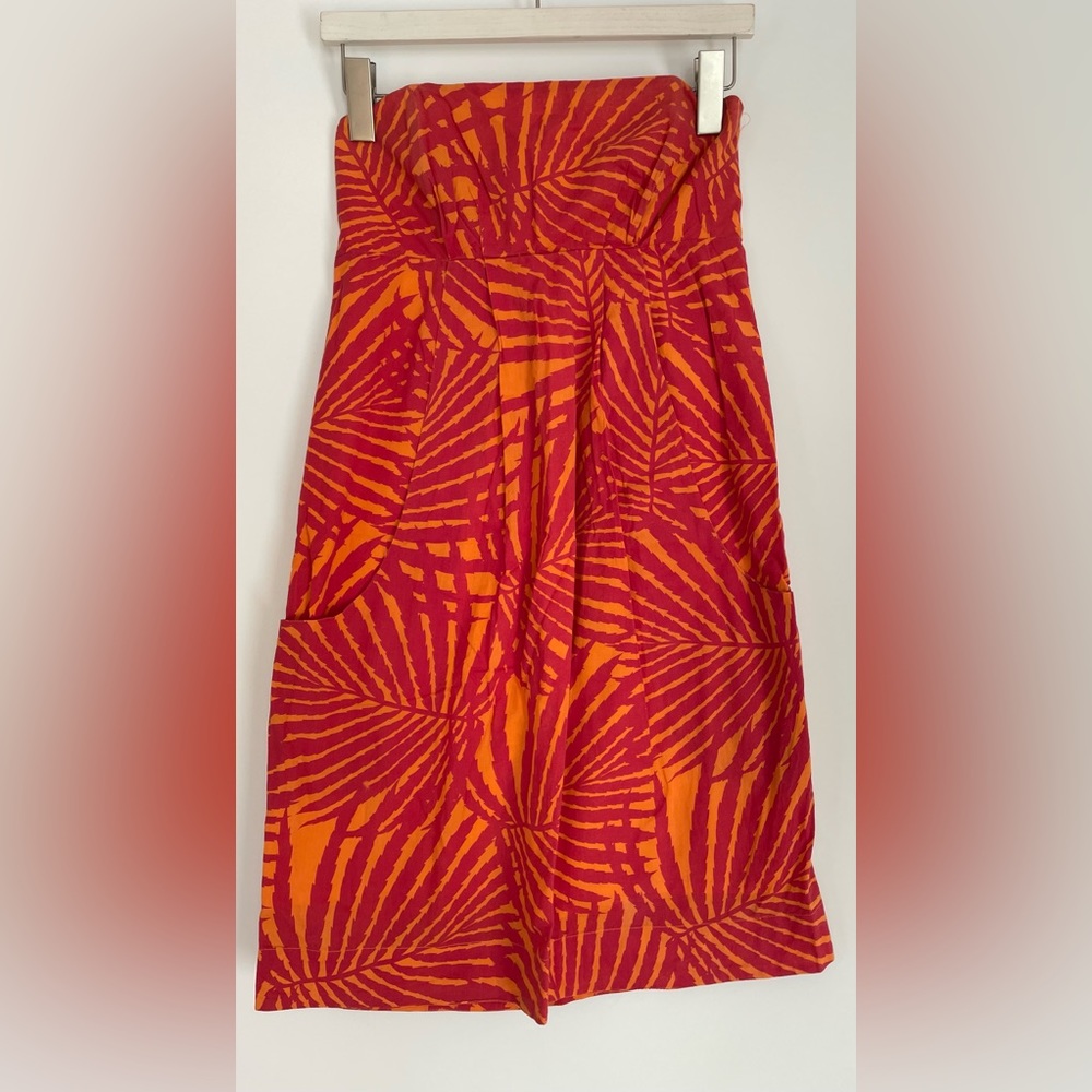 Strapless summer dress